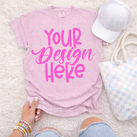 Blossom - CC 1717- Summer- Flat Lay Mockup - 2026 - PNG file- Digital Download