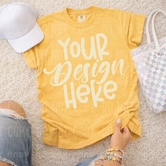 Citrus - CC 1717- Summer- Flat Lay Mockup - 2026 - PNG file- Digital Download