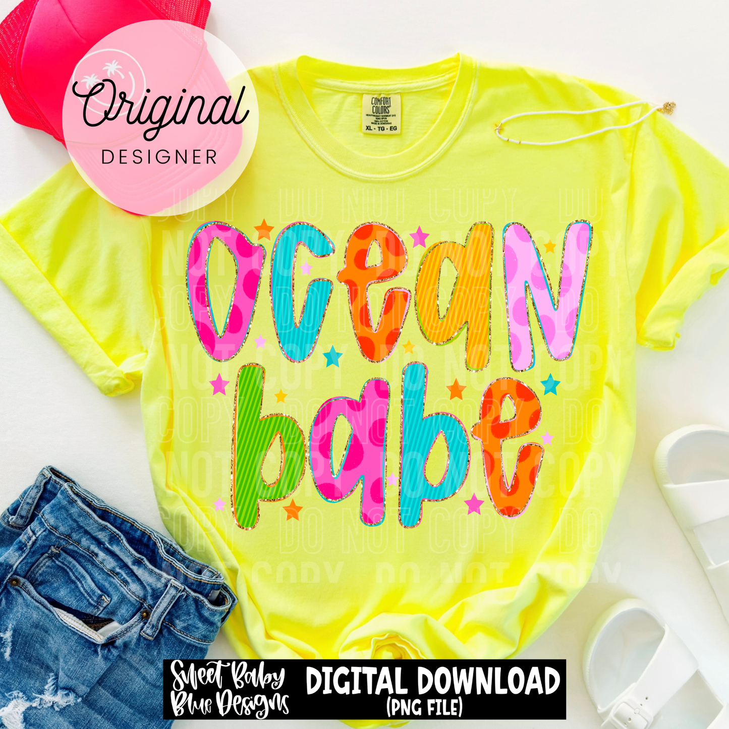 Ocean Babe - 2026 - PNG file- Digital Download