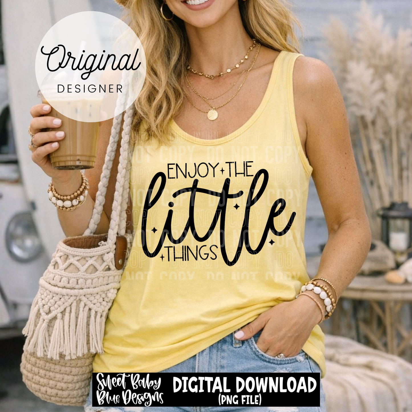 Enjoy The Little Things - 2026 - PNG file- Digital Download