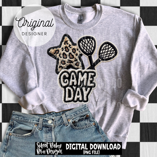 Game Day Lacrosse- Faux Yarn - 2026 - PNG file- Digital Download