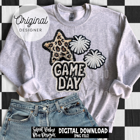 Game Day Cheer - Faux Yarn - 2026 - PNG file- Digital Download