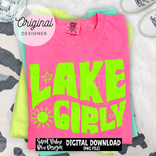 Lake Girly - 2026 - PNG file- Digital Download