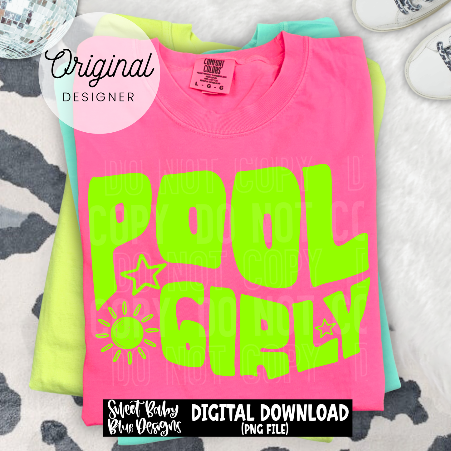 Pool Girly - 2026 - PNG file- Digital Download