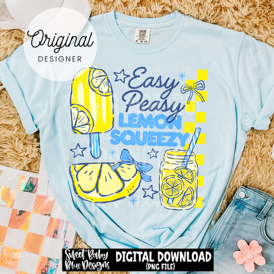 Easy Peasy Lemon - 2026 - PNG file- Digital Download