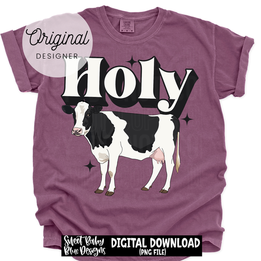 Holy Cow - 2026 - PNG file- Digital Download