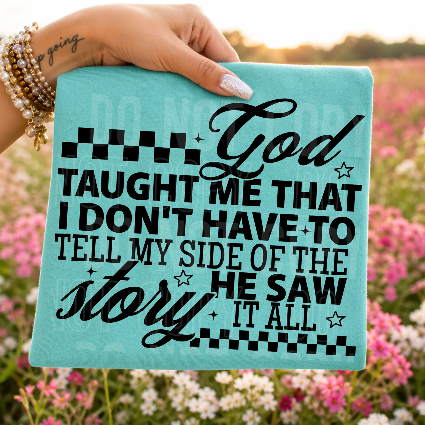 God Taught Me - 10 AVAILABLE ON WEBSITE ONLY- 2025 - PNG file- Digital Download