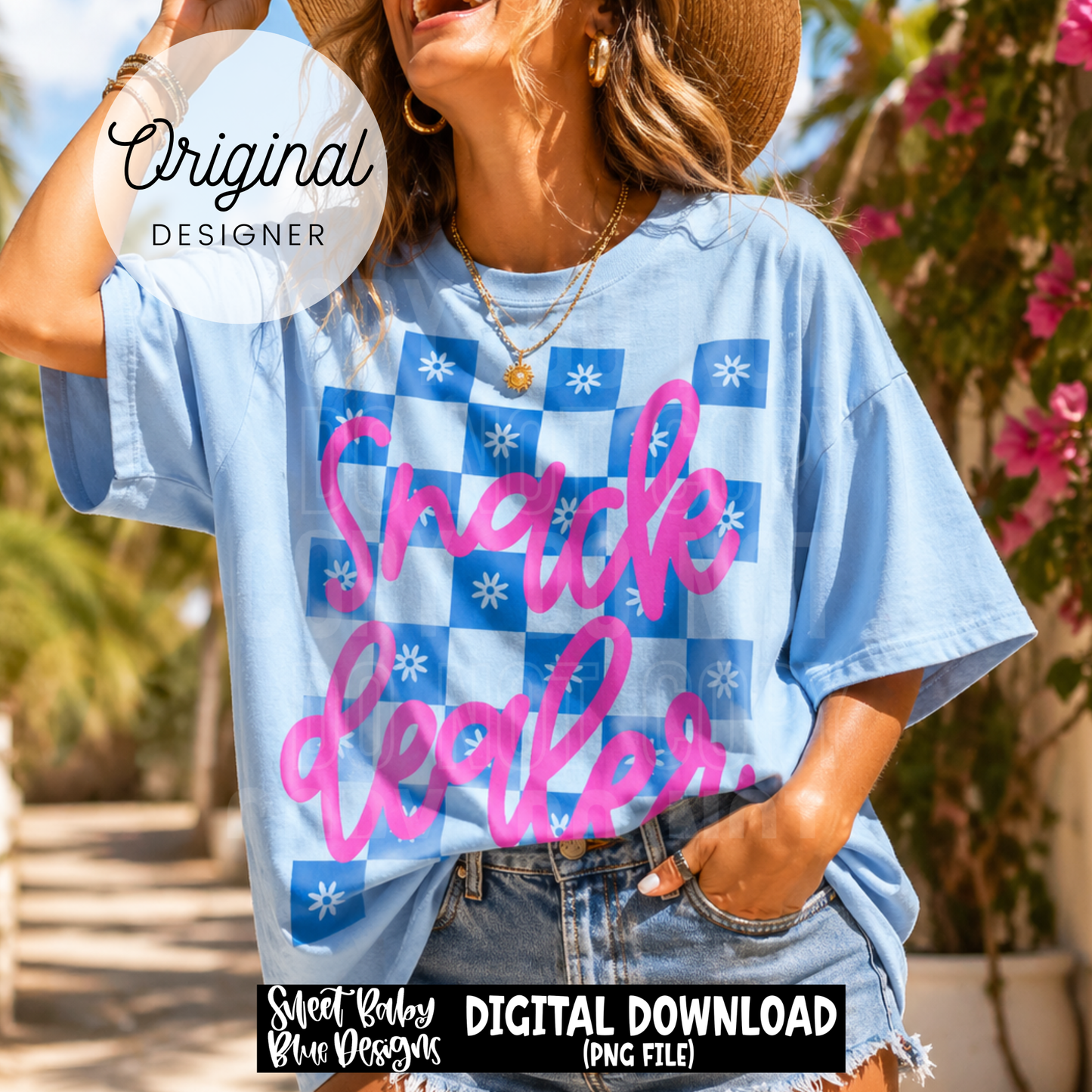 Snack Dealer - Checkered - 2026 - PNG file- Digital Download