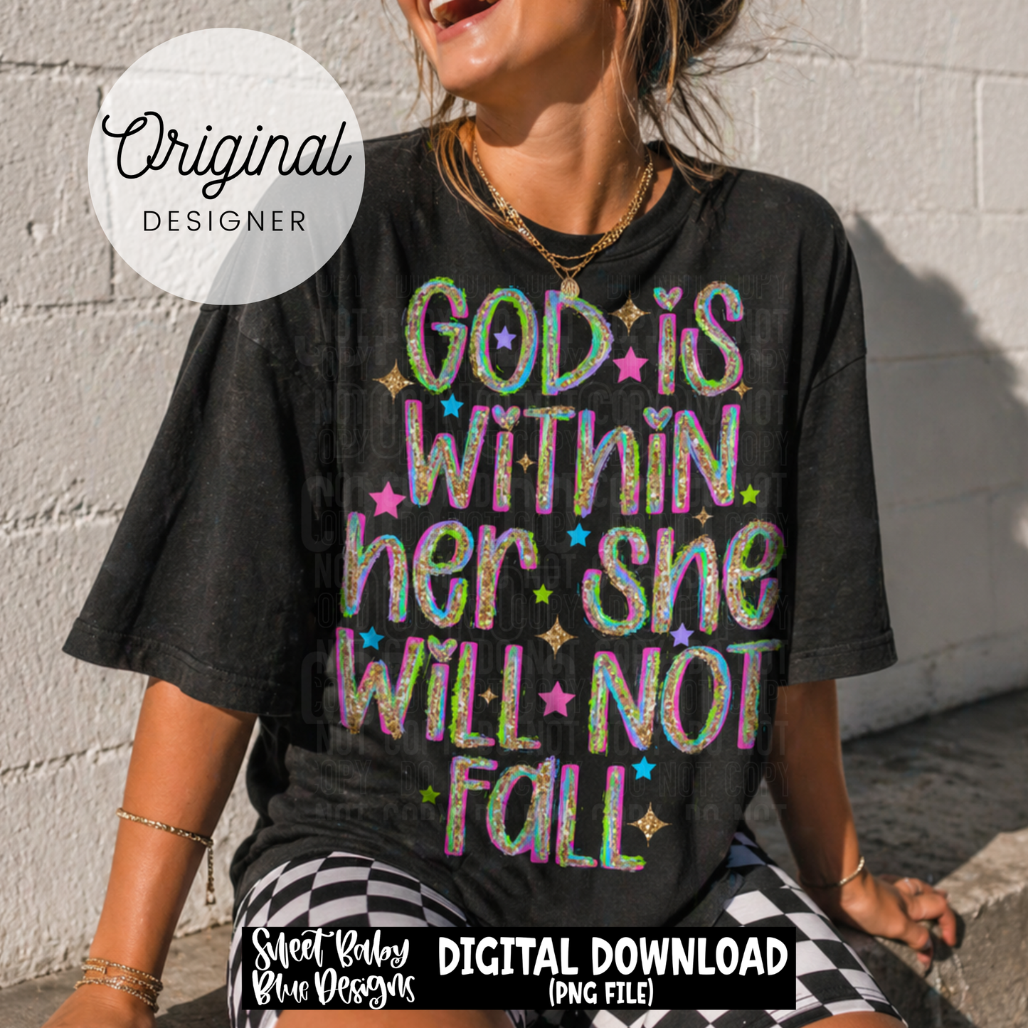 God is Within Her - 2026 - PNG file- Digital Download