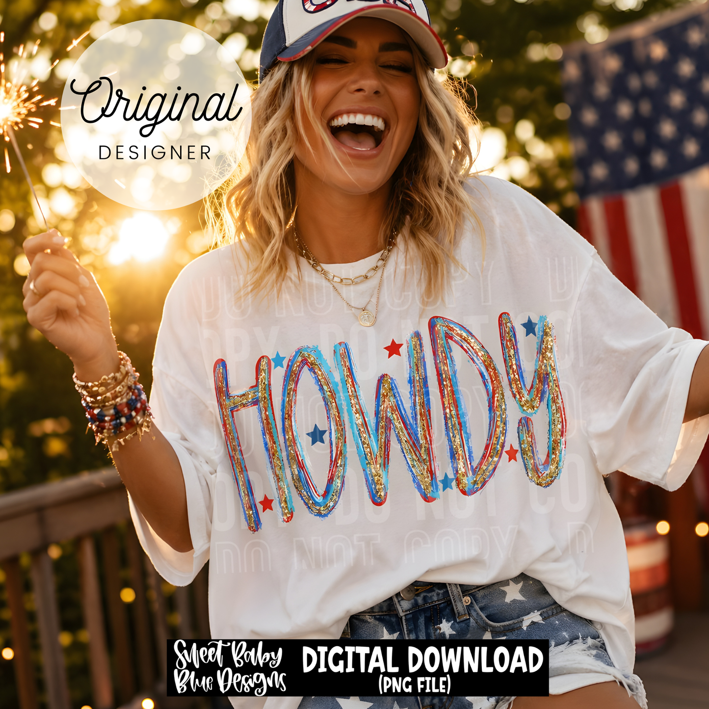 Howdy- USA - 2026 - PNG file- Digital Download