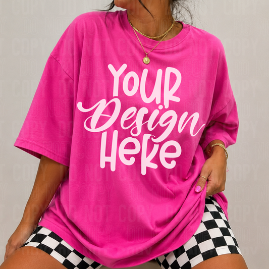 Neon Pink CC 1717 - 2026 - PNG file- Digital Download