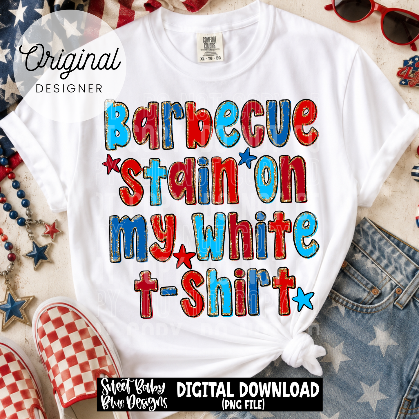 Barbecue Stain - 2026 - PNG file- Digital Download
