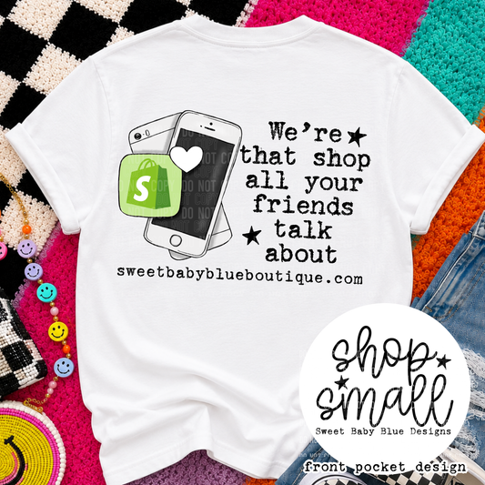 We're That Shop  - Custom Business Name - PNG file- Digital Download