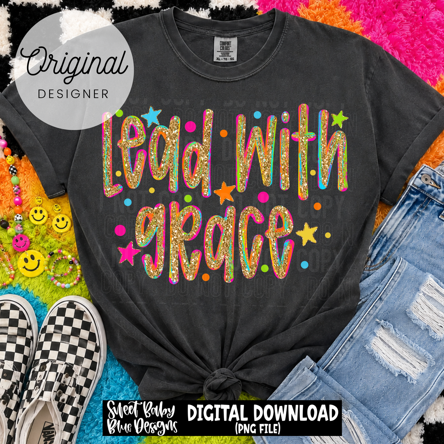 Lead With Grace- 2026 - PNG file- Digital Download