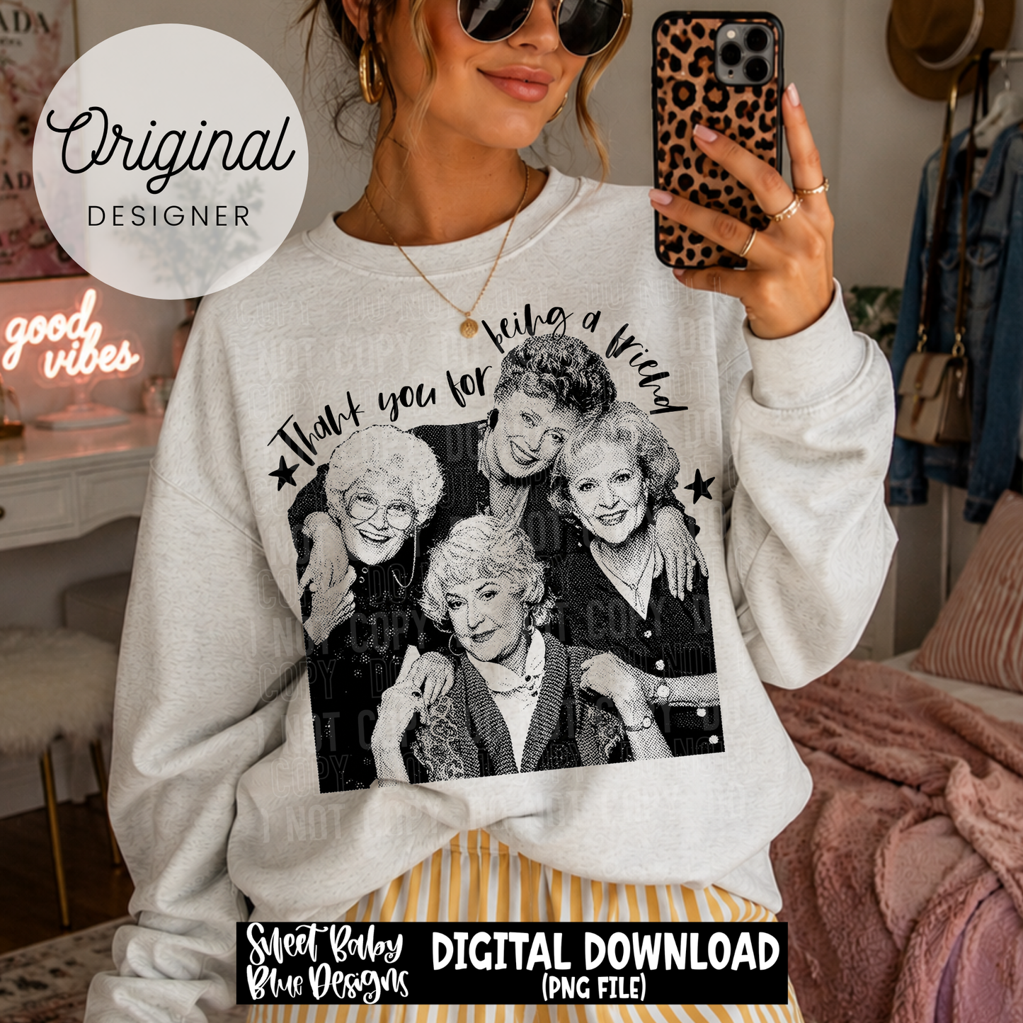 Being a Friend - 2026 - PNG file- Digital Download