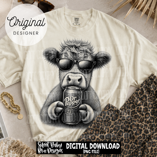 Cow Soda - 2026 - PNG file- Digital Download