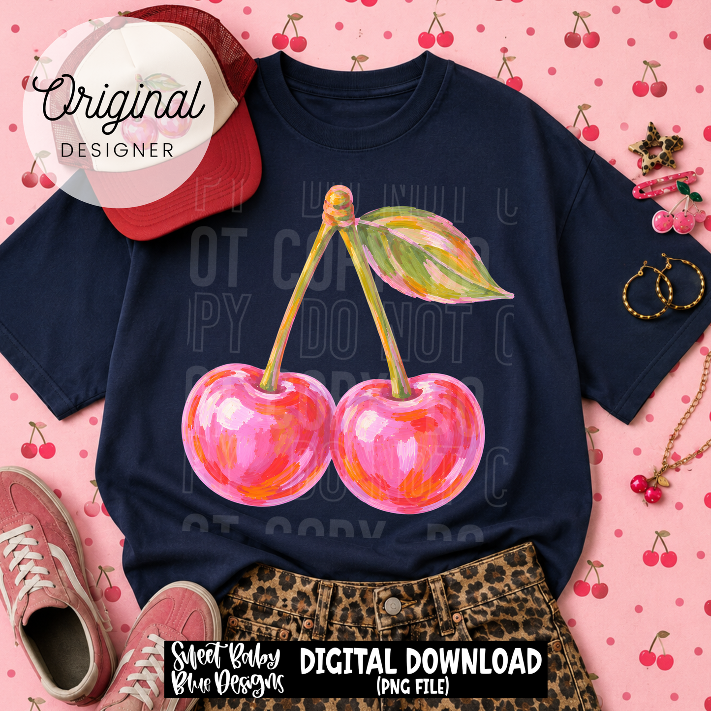 Cherry Brush Pink - 2026 - PNG file- Digital Download