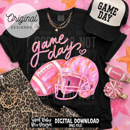 Game Day Football Brush - 2026 - PNG file- Digital Download
