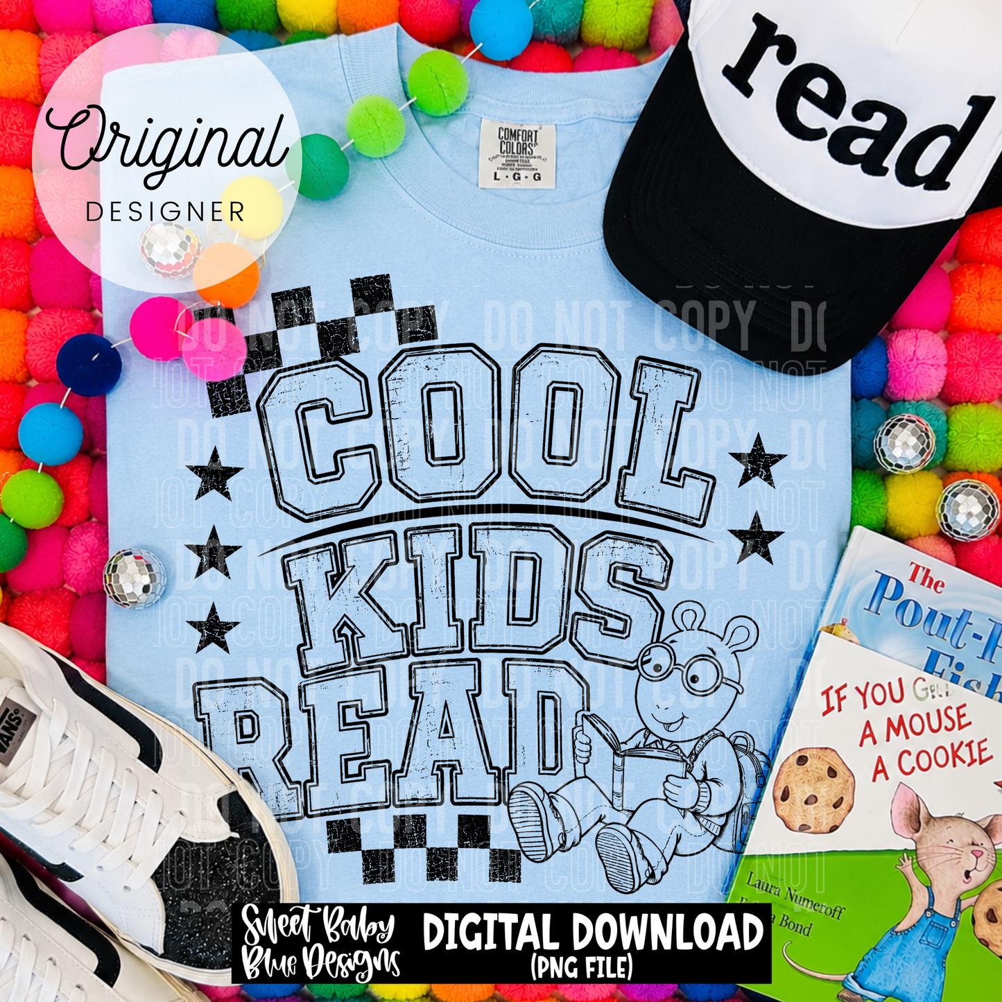 Cool Kids Read - 2026 - PNG file- Digital Download