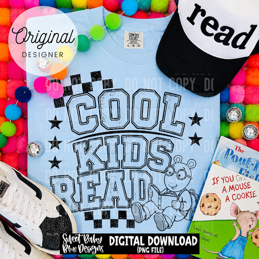 Cool Kids Read - 2026 - PNG file- Digital Download