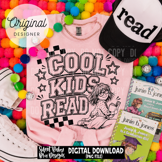 Cool Kids Read - 2026 - PNG file- Digital Download