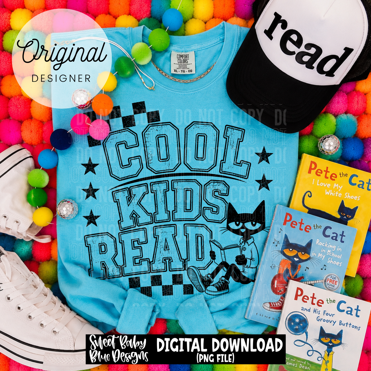 Cool Kids Read - 2026 - PNG file- Digital Download