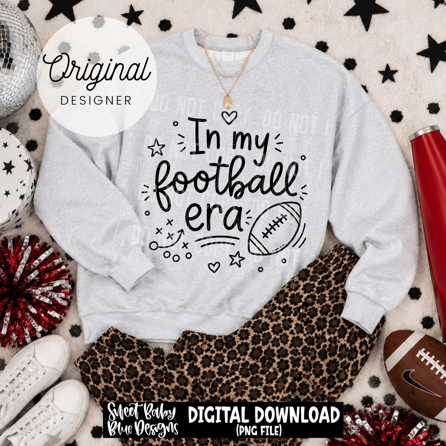In My Football Era - 2026 - PNG file- Digital Download