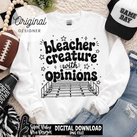 Bleacher Creature with Opinions - 2026 - PNG file- Digital Download