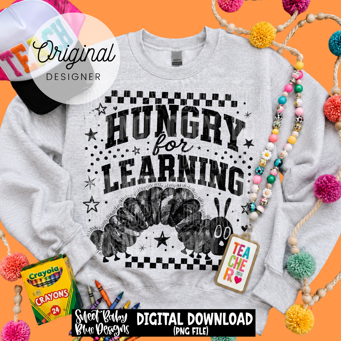 Hungry Learning- School - 2026 - PNG file- Digital Download