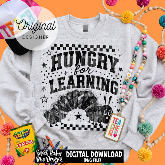 Hungry Learning- School - 2026 - PNG file- Digital Download