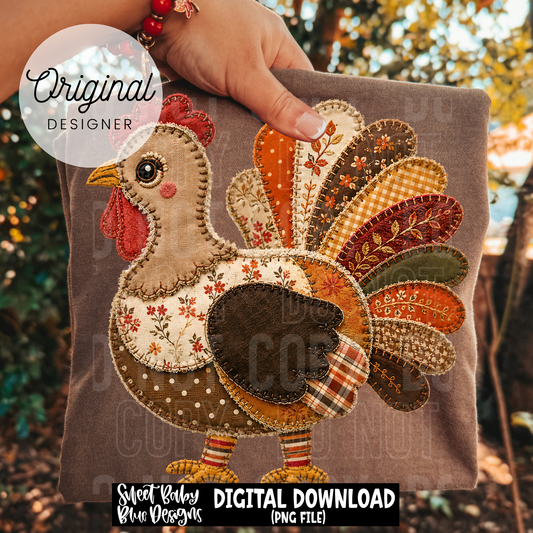 Fall Turkey- Fall - 2026 - PNG file- Digital Download