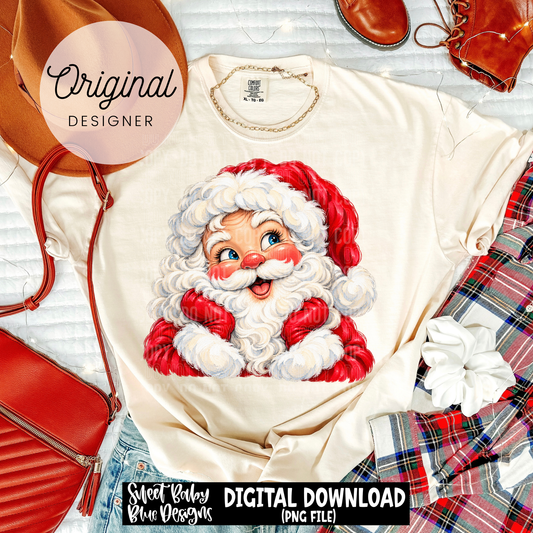 Santa - Christmas - 2026 - PNG file- Digital Download