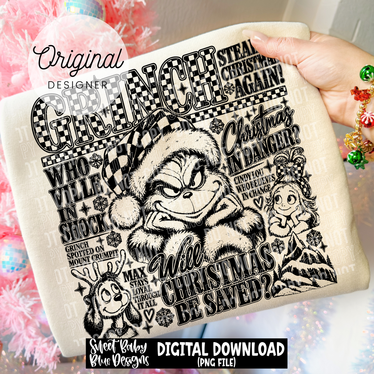 Christmas Paper G - Christmas - 2026 - PNG file- Digital Download