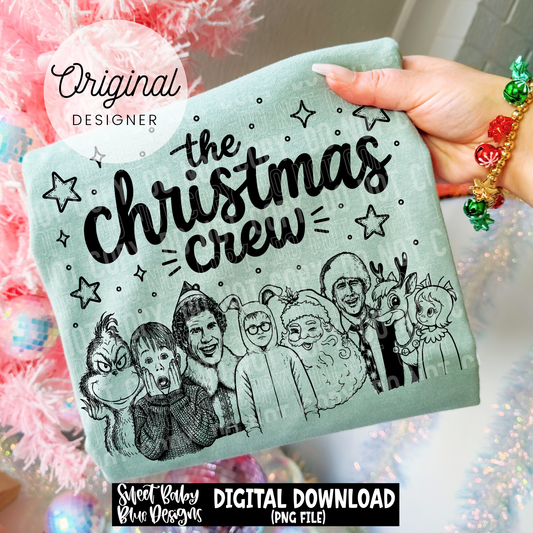 The Christmas Crew- Christmas - 2026 - PNG file- Digital Download