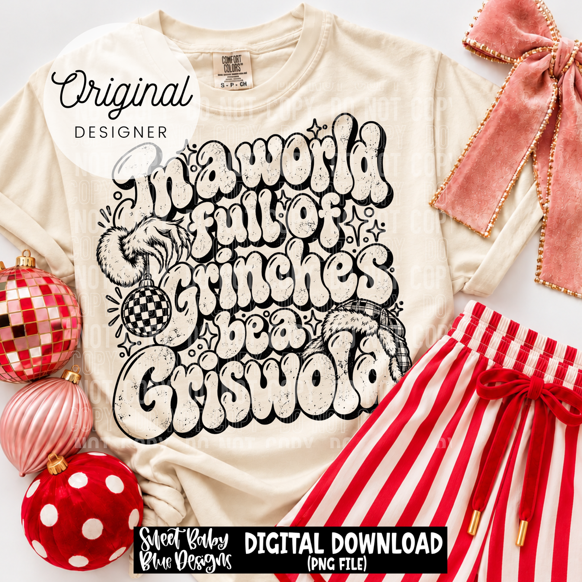 In a World Full of - Christmas - 2026 - PNG file- Digital Download