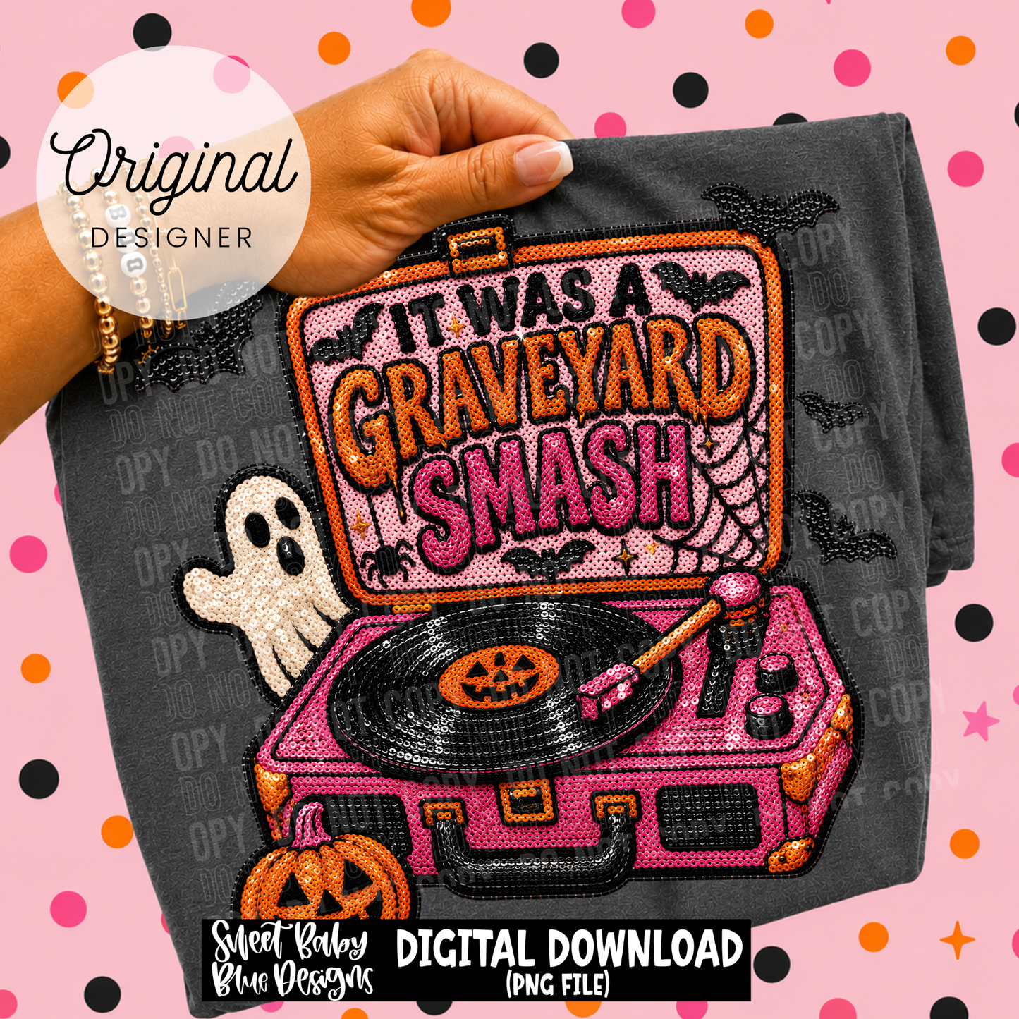 Graveyard Smash- Halloween - 2026 - PNG file- Digital Download