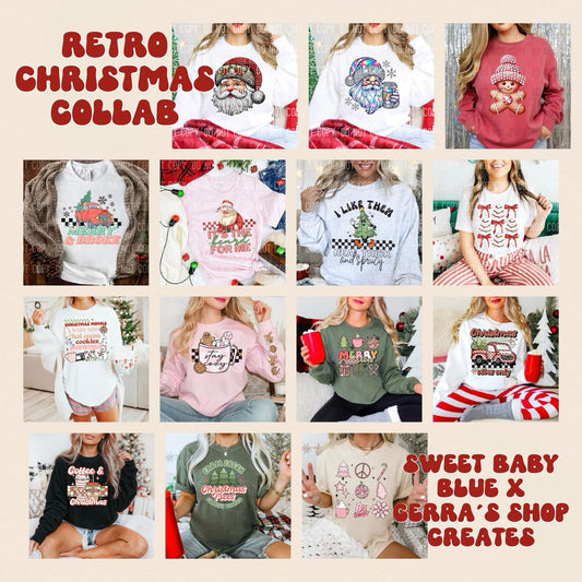 Christmas collab w/ Cerra's Shop Creates- 14 PNG files- PNG file- Digital Download