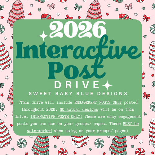 2026- ENGAGEMENT interactive post drive - PREORDER