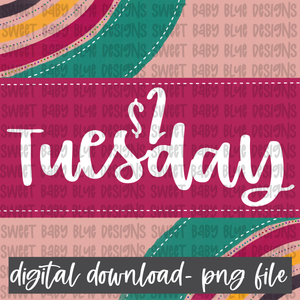 $2 Tuesday- Interactive post- PNG file- Digital Download