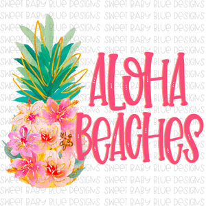 Aloha Beaches- PNG file- Digital Download