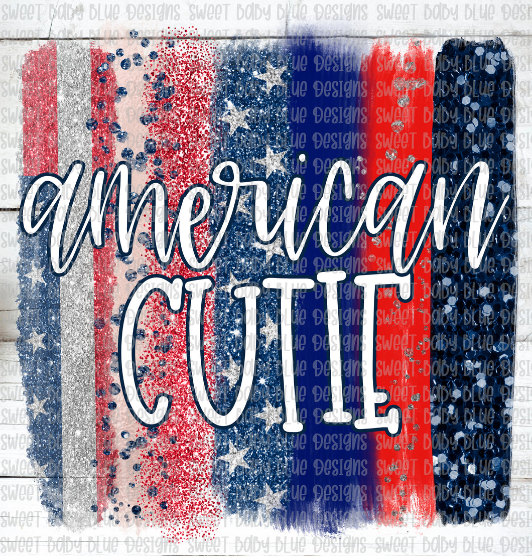 American cutie- PNG file- Digital Download