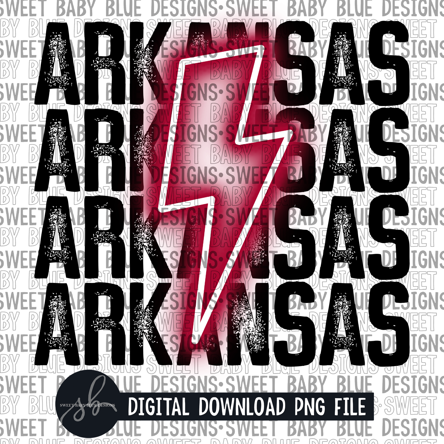 Arkansas- Cardinal bolt - 2022 - PNG file- Digital Download