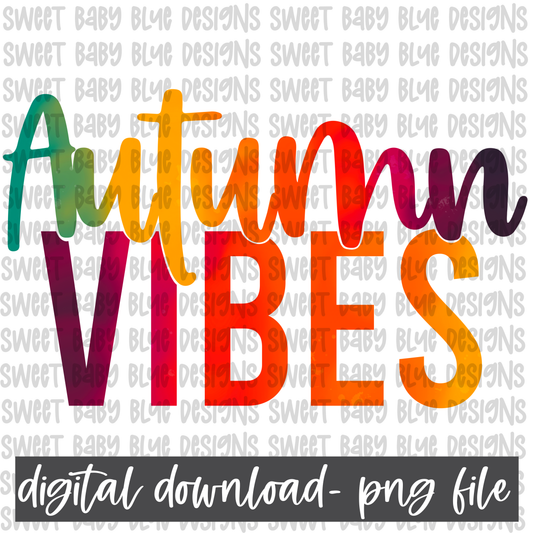 Autumn vibes- PNG file- Digital Download