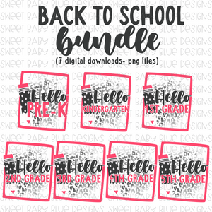 Back to school Bundle- PNG file- Digital Download