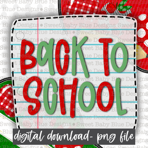 Back to school- Interactive post- School- 2021- PNG file- Digital Download