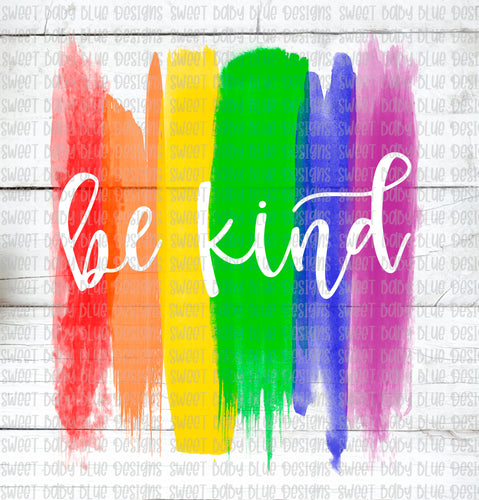 Be kind- PNG file- Digital Download