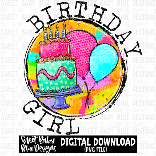 Birthday girl - 2023 - PNG file- Digital Download