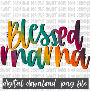 Blessed mama- PNG file- Digital Download