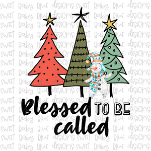 Blessed to be called- Blank- Christmas- PNG file- Digital Download