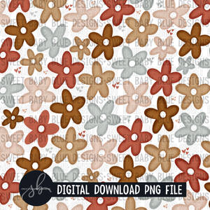 Boho floral digital paper- Digital paper - 2022 -PNG file- Digital Download